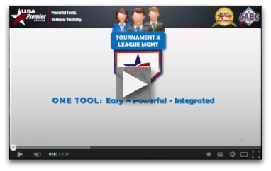 ADMIN Video Overview - USA Premier Sports - Approx 3 minutes - Tournament & League Management